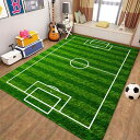 SALUDABLE サッカーマット サッカー場 プレイマット キッズ カーペット ラグマット 洗える(4)