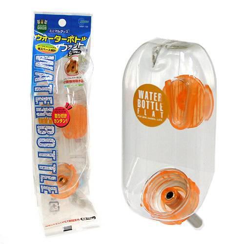 マルカン ウォーターボトル フラット 120ml 給水器 リス ハムスター 小動物用