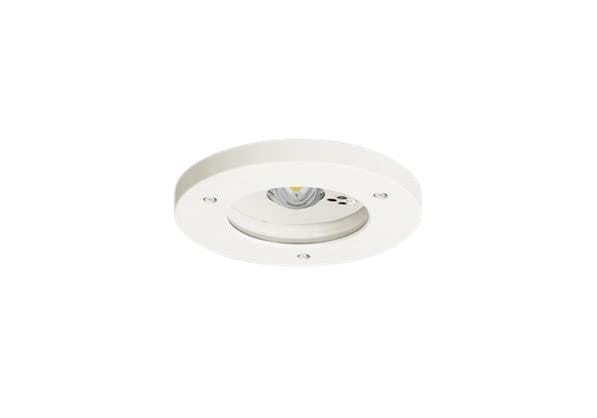 shop fuuのパナソニック(Panasonic) 天井埋込型 LED 非常用照明器具 昼白色 30分間タイプ 中天井用(～8m) 防湿型・防雨型 自己点検スイッチ付 リモコン自己点検機能付 埋込穴φ150 NNFB93716C ホワイト｜アングル2
