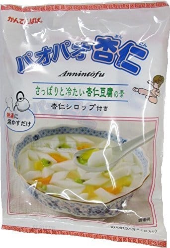 かんてんぱぱ パオパオ杏仁(杏仁豆腐の素75gX2袋、杏仁シロップ40gX2 　（5人分X2袋）