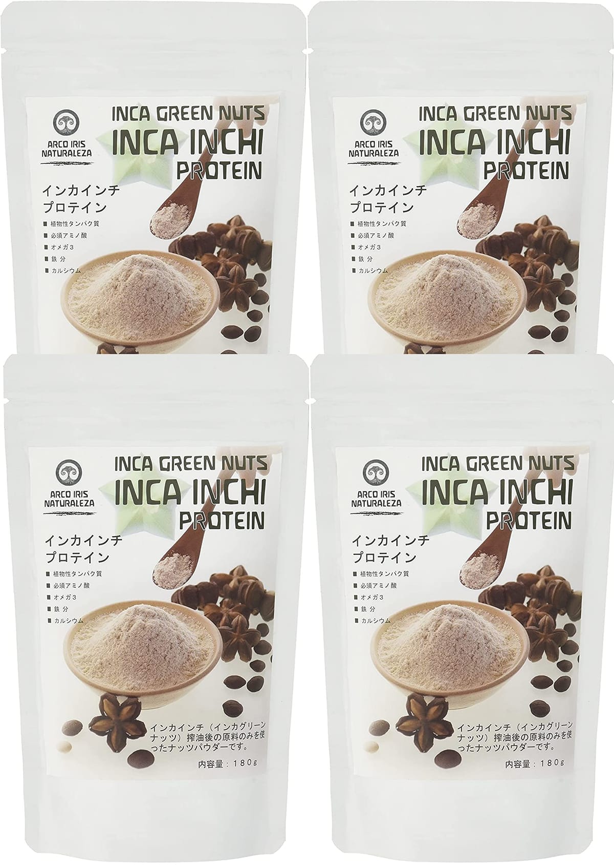 乐天商城 - インカインチ・プロテイン　180g　　4個セット