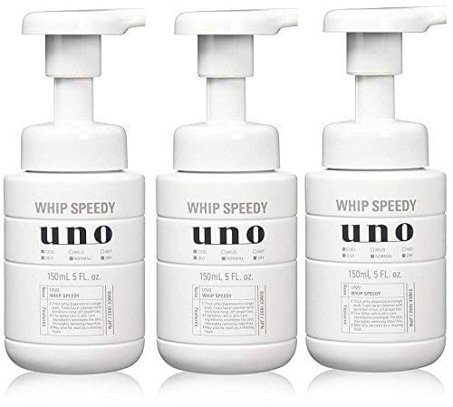 【まとめ買い】ウノホイップ スピーディー洗顔 150mlx3ブランド:UNO ワンプッシュでボリュームのある濃密泡。泡ギレ抜群の泡状洗顔料