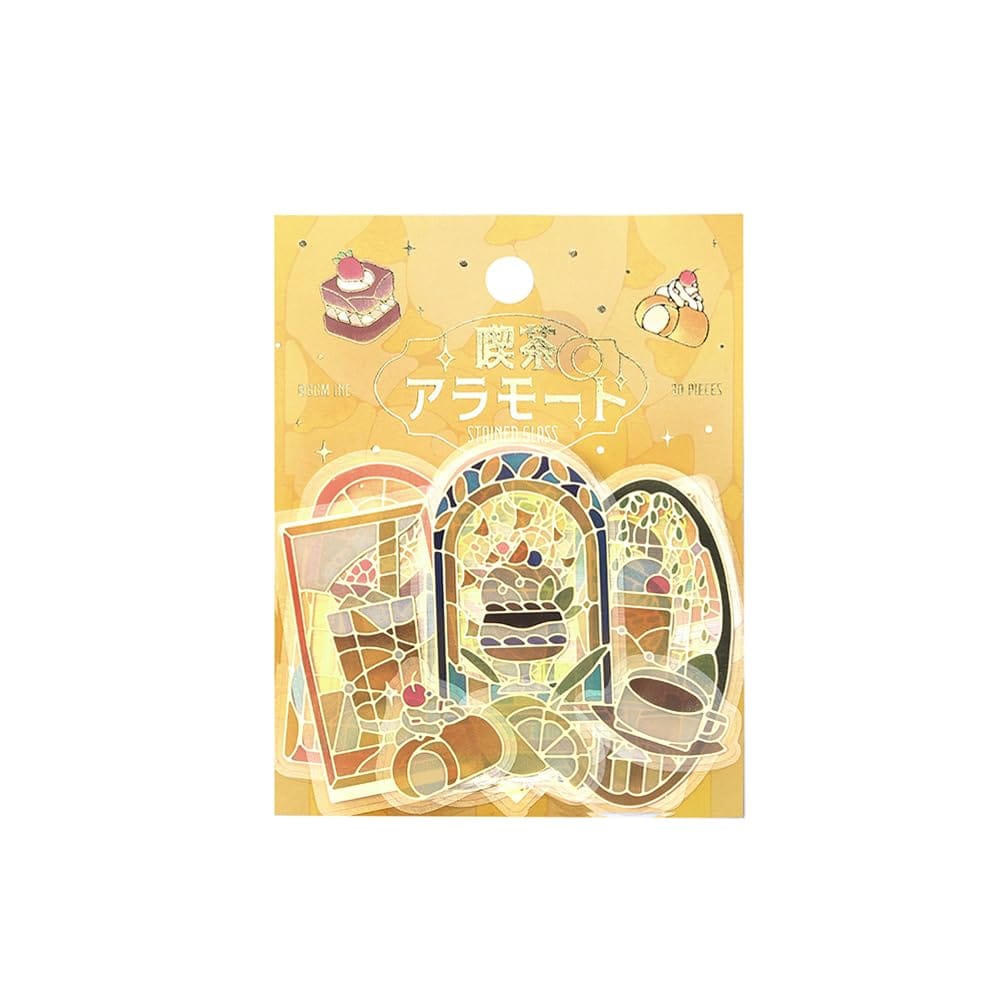 【仕様】10柄 各3枚 計30枚入【素材】PET【その他】PET素材でいつもと違う質感が楽しめるクリアシール