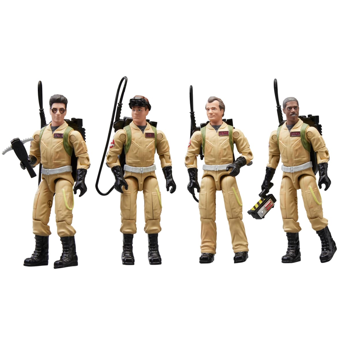 乐天商城 - ゴーストバスターズ プラズマパック Oリング アクションフィギュアセット 40周年記念 3.75インチ (9cm) 4個パック 対象年齢4歳以上