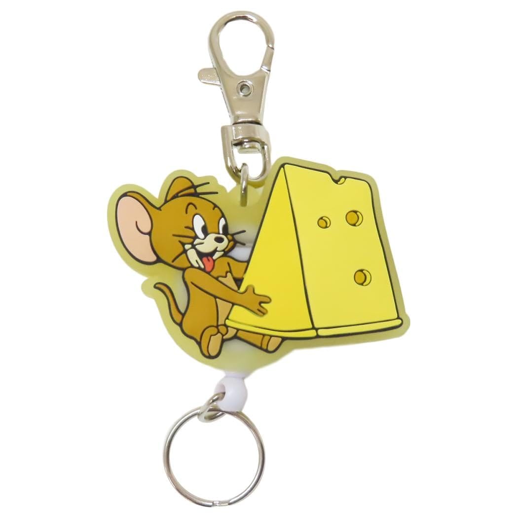 エスケイジャパン トムとジェリー 16925 ラバーリールキーホルダー ジェリー トムジェリ トム&ジェリー TOM＆JERRY