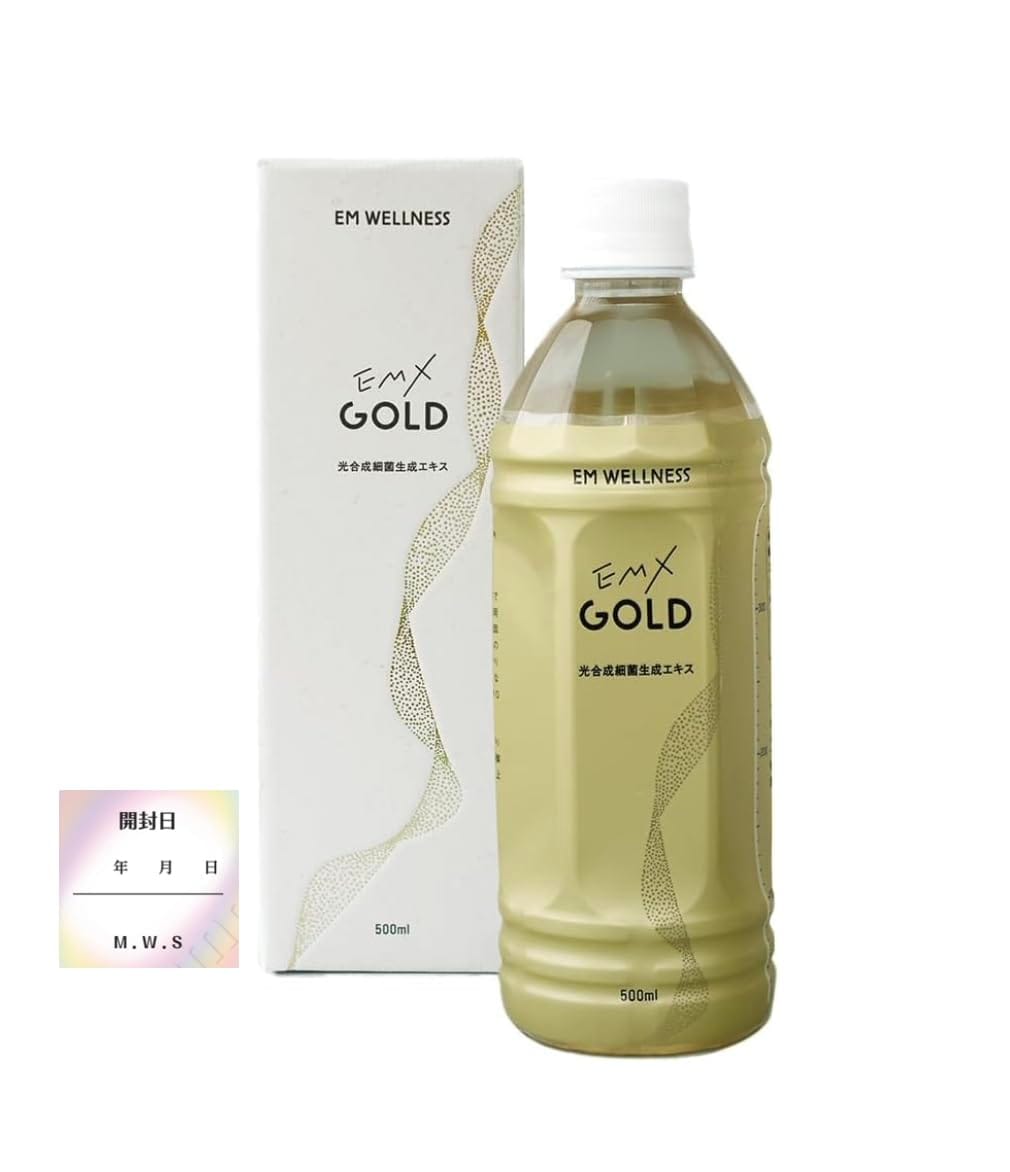 EM生活 EM・X GOLD 500ml 発酵ドリンク 健康飲料 カロリーゼロ オリジナルシール付き