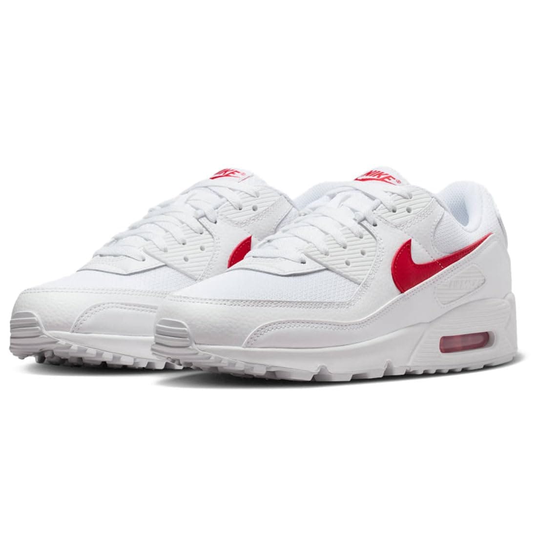 [ナイキ] エア マックス 90 AIR MAX 90 ホワイト/ユニバーシティレッド DM0029-120