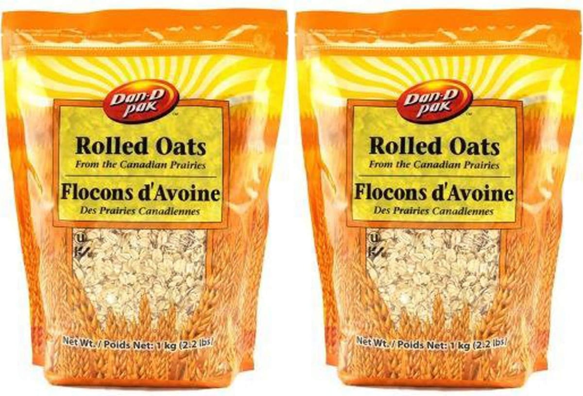 Dan-D Pak 【2個セット】本格オートミール Rolled Oats 1kg