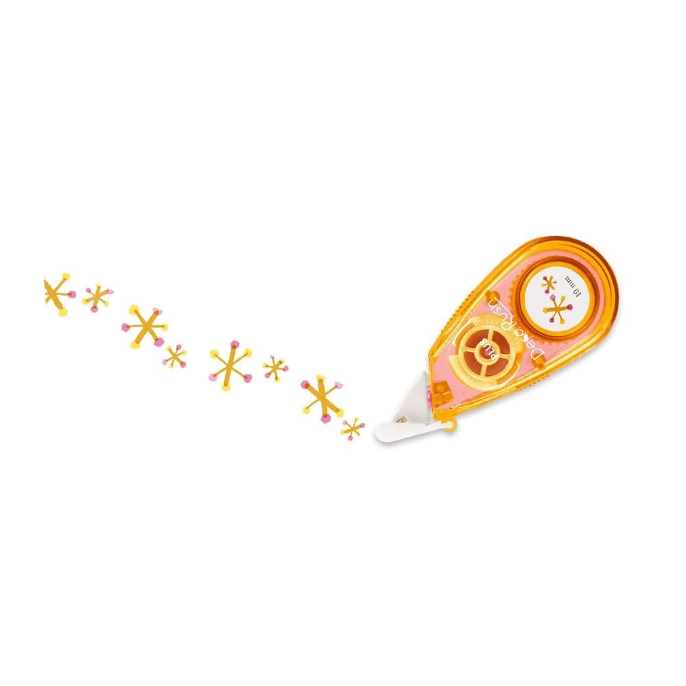 乐天商城 - プラス デコレーションテープ デコラッシュ 太幅タイプ 幅10mm×長さ3m きらめき DC-080-14