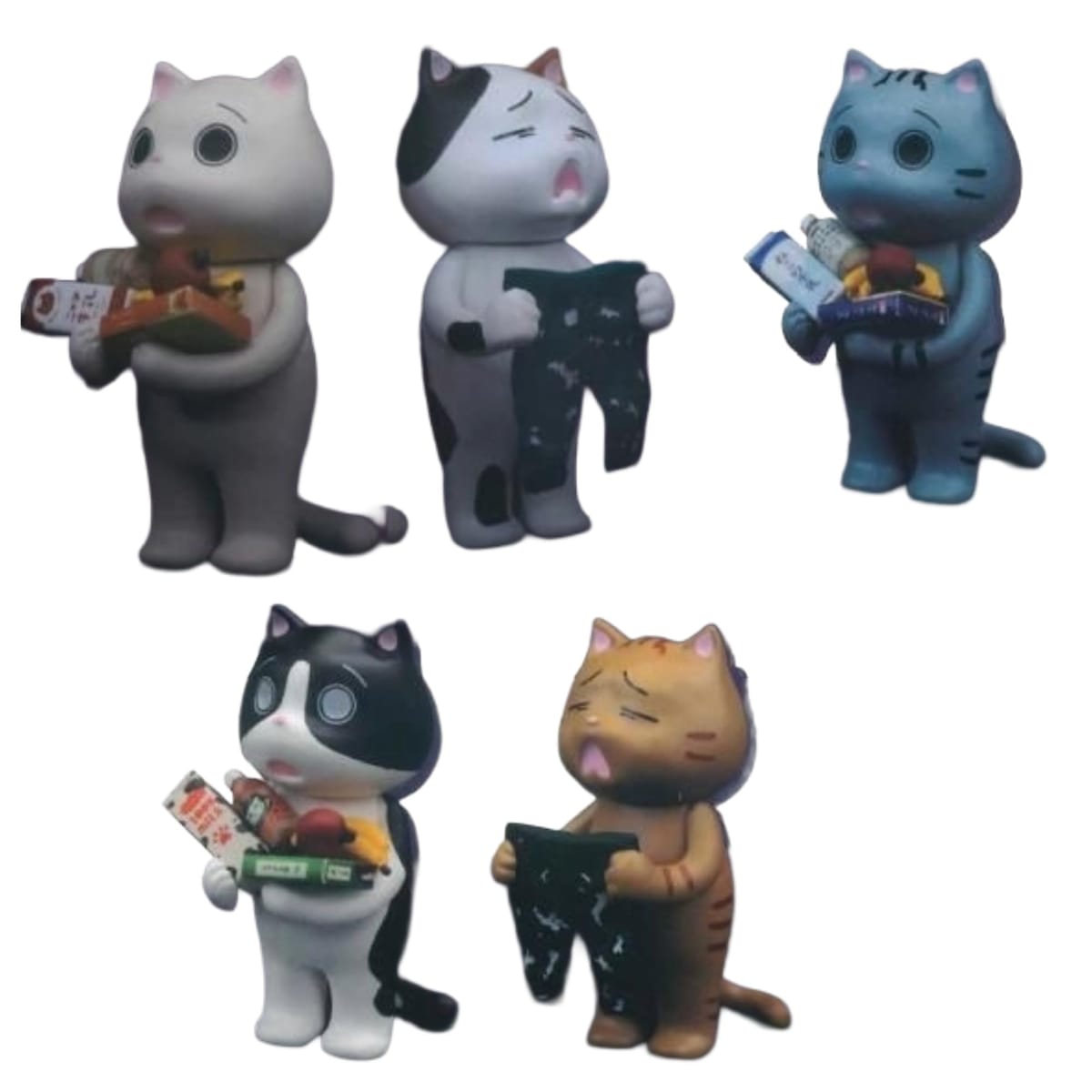 乐天商城 - トイズキャビン 絶望ねこ × 全5種セット フルコンプ ガチャガチャ カプセルトイ