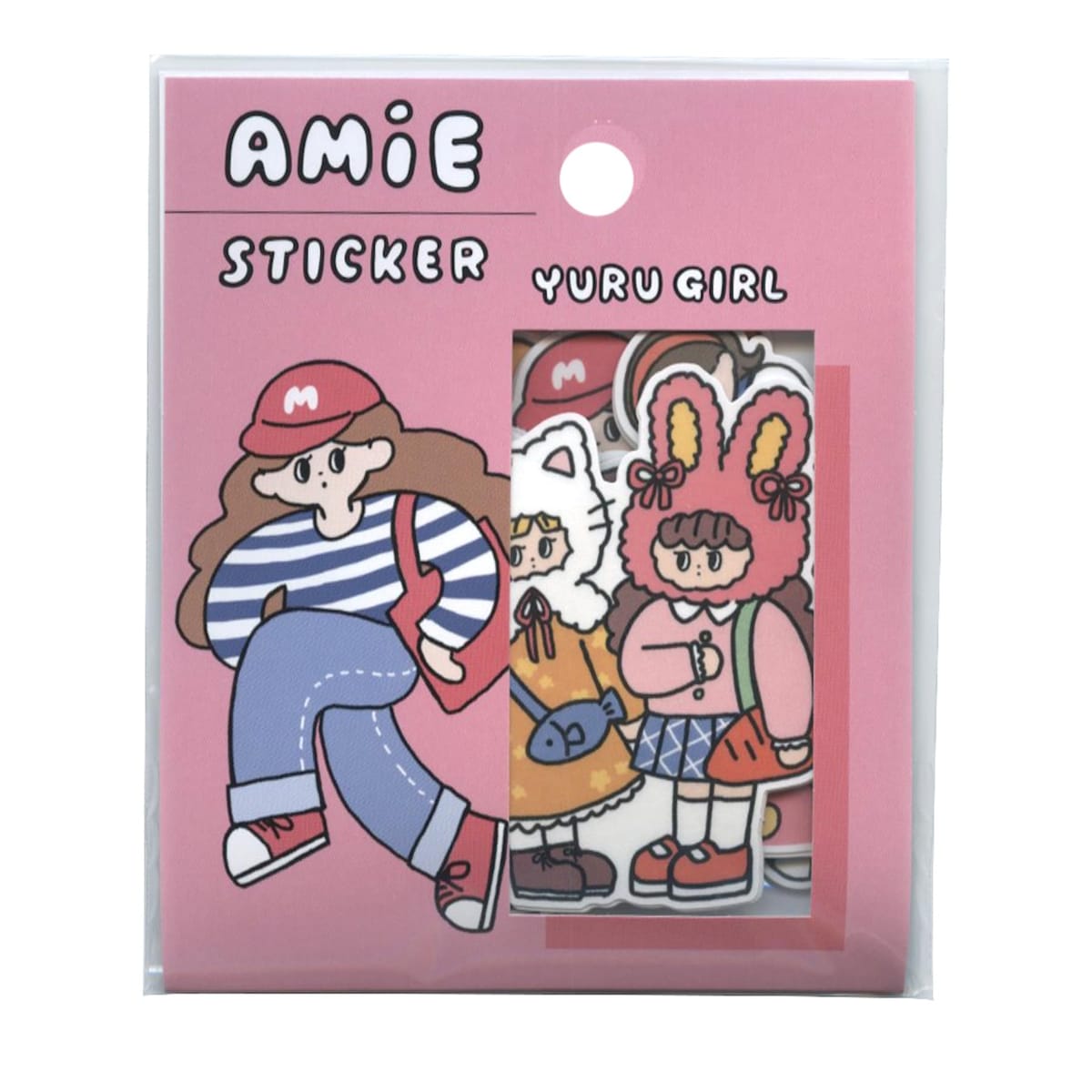 ・ゆるかわいい女の子イラスト10柄×各4枚・計40枚入り――手帳デコ向けからコミカル・美麗イラストまで多彩なデザインが揃う・手帳デコ・スマホに挟む・ラッピングと使い方は自由自在――日常のあらゆるシーンで活躍・上質紙素材――なめらかな質感で手帳やノートに自然に馴染み、上から書き込みもしやすい・コンパクトなブック形式――持ち運びしやすく、外出先でもさっと取り出して使える・MIND WAVE（マインドウェイブ）日本製――品質にこだわった国内ブランドの安心クオリティ 手帳もスマホも、もっとかわいく。 マインドウェイブの「アミステッカー yuru girl」は、ゆるかわいい女の子イラストを集めたステッカーブックです。 手帳の目印やデコレーションにぴったりのシンプルデザイン、スマホケースに挟みたくなるコミカルなイラスト、繊細な美麗イラストの3つのテイストが1冊に。10柄×各4枚・計40枚入りなので、バリエーション豊富に楽しめます。 上質紙素材で書き心地もなめらか。シールの上からペンで書き込めるので、日付や一言メモを添えるのにも最適です。 プレゼントやギフトにもおすすめの日本製。 【仕様】 品番：82733 シールサイズ：H81×W52mm以内 素材：上質紙 生産国：日本 ブランド：MIND WAVE（マインドウェイブ）