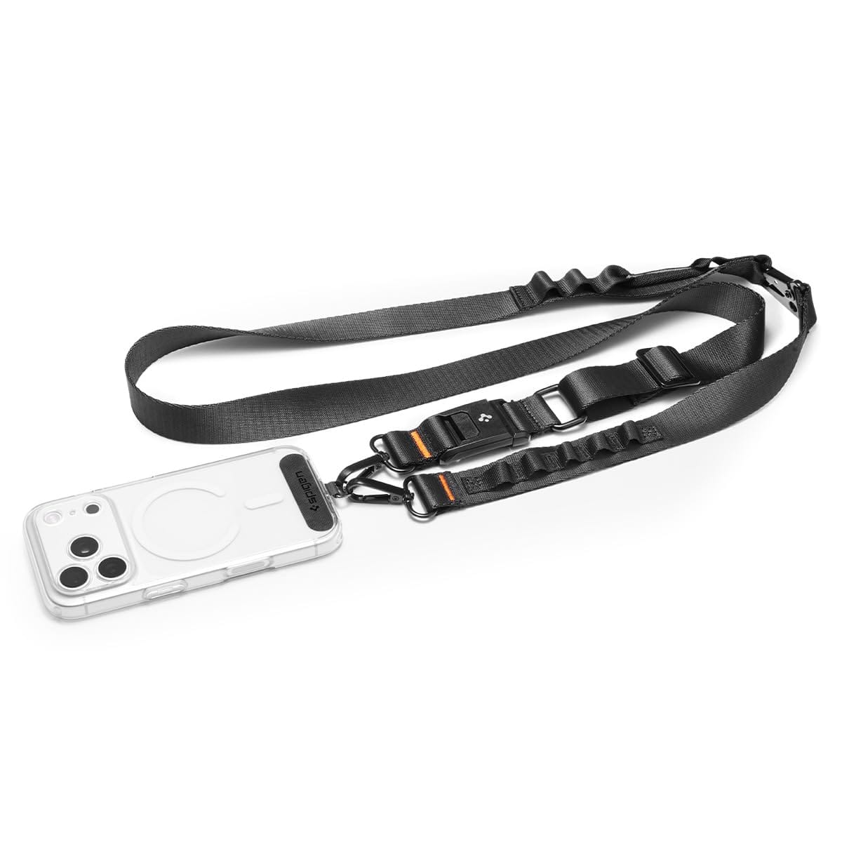 [Spigen] スマホストラップ iPhone 17/16/15/14/13/12 Pixel Galaxy タグパッチ コ...