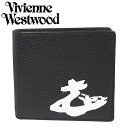 ヴィヴィアンウエストウッド 二つ折り財布（レディース） ヴィヴィアン・ウエストウッド Vivienne Westwood 2つ折り財布 BLACK/WHITE N402 MELIH 51010016 ギフト プレゼント 贈答品