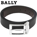 バリー BALLY メンズベルト リバーシブルベルト 型押しブラック ブラウン 6225408 イタリー製 ギフト プレゼント 贈答品 記念品 就職祝い 昇進祝...