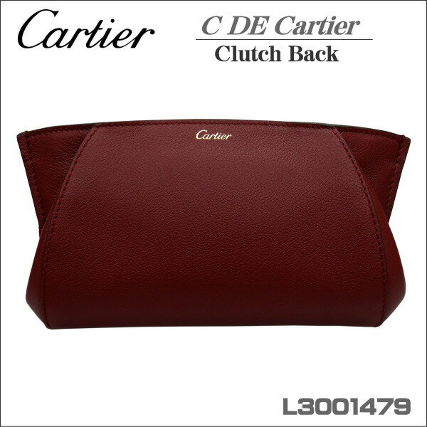 カルティエ C DE Cartier クラッチバック トリヨンレザー レッド 3001479 ギフト プレゼント