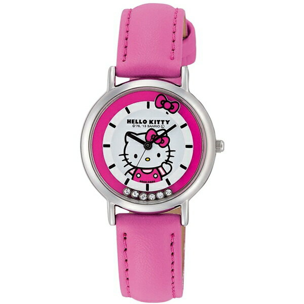 ハローキティ 時計 HELLO KITTY キッズ腕時計 ラインストーン付き ピンク HK17-132 ギフト プレゼント 誕生日