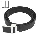 ダンヒル DUNHILL メンズベルト 型押しブラック/ブラック オートマチックベルト リバーシブルタイプ イタリー製 DU23R4A11GB ギフト プレゼン...