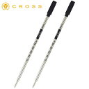 【2本セット】 クロス CROSS ボールペン用替え芯 リフィール 油性 ブラック F 0.8mm ネコポス便対応品