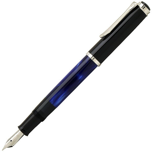 ペリカン 万年筆 Pelikan クラシック トラディショナル マーブルブルー M205-MB ペン先：M（中字）ギフト 贈答品 記念品のサムネイル