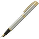 シェーファー 万年筆 シェーファー300 ブラッシュトクロームGT ペン先:F(細字) SGC9327-PN ギフト プレゼント 就職祝い 昇進祝い 新入学