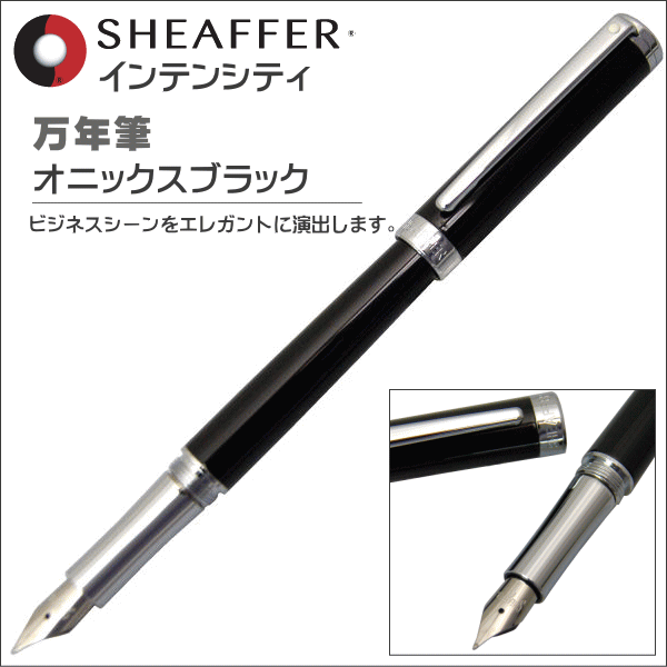 限定品 ェーファー 万年筆 INTENSITY インテンシティ オニックスブラック F M ギフト プレゼント 贈答品 shopgto-10023217 shop GTO 楽天市場店 サンプル画像2