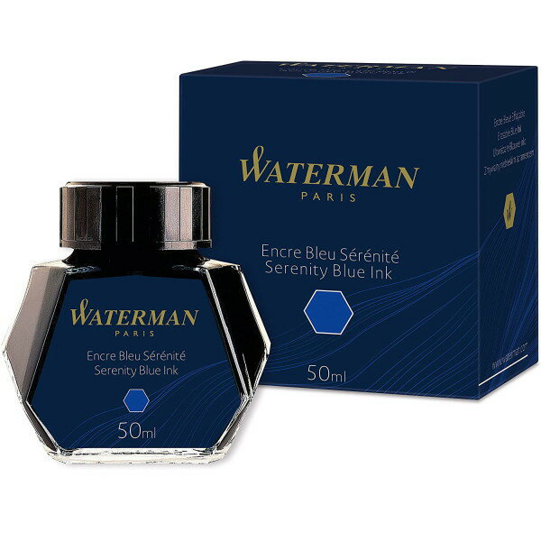 ウォーターマン専用 WATERMAN ボトルインク セレニテイブルー フロリダブルー 50ml