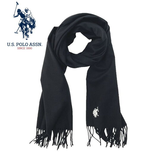 ポロ ストール マフラー レデイスマフラー ブラック US.POLO ASSN 2022AW USPA-325046 ユニセックスタイプ ギフト プレゼント ポロ ストール マフラー レデイスマフラー ブラック US.POLO ASSN 2022AW USPA-325046 ユニセックスタイプ ギフト プレゼント