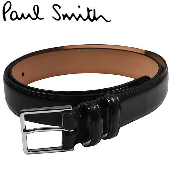 ポールスミス ベルト（レディース） ポールスミス メンズベルト ブラック PAUL SMITH ベルト M1A-4946-ASUIT BLACK ギフト プレゼント 贈答品 記念品 就職祝い 昇進祝い