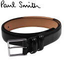 ポールスミス メンズベルト ブラック PAUL SMITH ベルト M1A-4946-ASUIT BLACK ギフト プレゼント 贈答品 記念品 就職祝い 昇進祝い