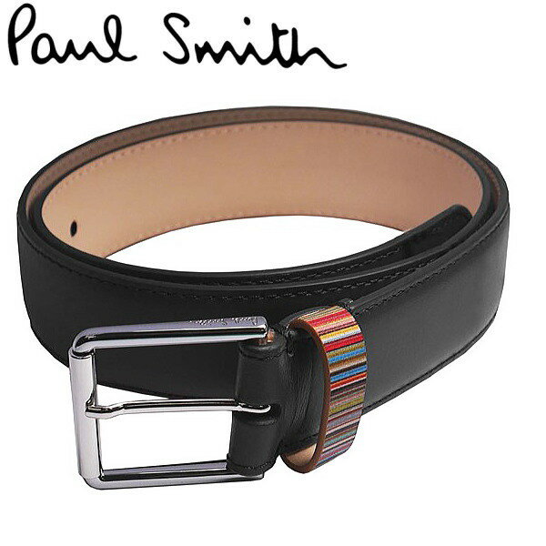 ポールスミス ベルト（レディース） ポールスミス メンズベルト ブラック PAUL SMITH ベルト M1A-4950-BMULKE BLACK