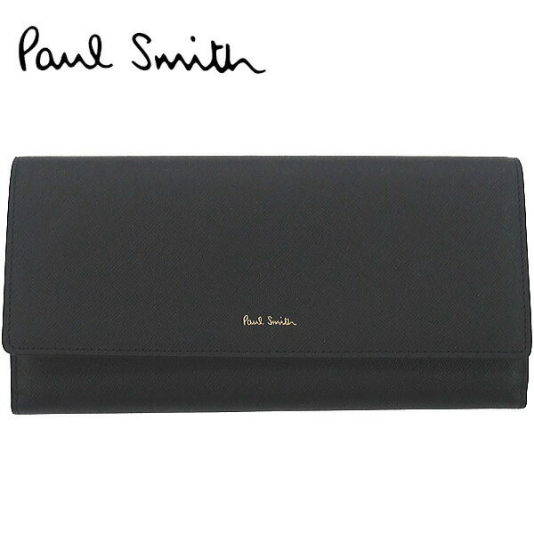 Paul Smith - ポールスミス Paul Smith 長財布 ボタン開閉式 本革 ブラック M1A-4608X-BMULTS ギフト プレゼント