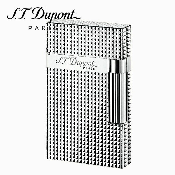 St.デュポン ST.DUPONT LINE2 ラインツー ダイアモンドヘッド シルバープレートガスライター 喫煙具 16184 正規品 ギフトプレゼント