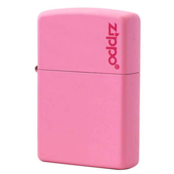 ジポー ZIPPO マットカラー ピンク ロゴ入りタイプ COLLECTION 238ZL Pink Matte 正規代理店品 レギュラータイプ ネコポス便対応品