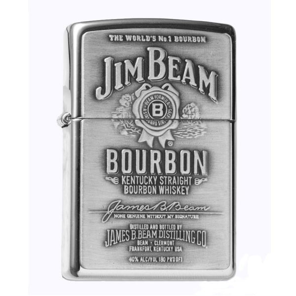 ジポー ZIPPO COMPLETE LINE COLLECTION Jim Beam エンブレム 正規代理店品 レギュラータイプ