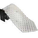 パトリック コックス 紳士ブランドネクタイ シルバー PATRICK COX necktie 剣先9,5cm レギュラータイプ PC003-535828 ギフト...