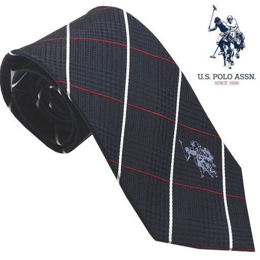 U.S.ポロ ネクタイ 紳士ネクタイ シルク100% タータンチェック ネイビーブルー USPA-89 U.S.POLO ASSN ギフト プレゼント U.S.ポロ ネクタイ 紳士ネクタイ シルク100% タータンチェック ネイビーブルー USPA-89 U.S.POLO ASSN ギフト プレゼント