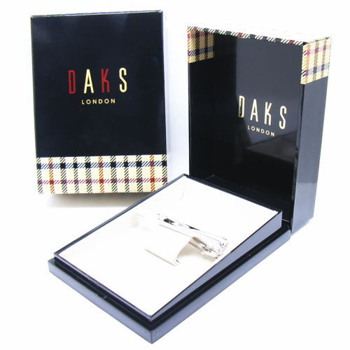 ダックス DAKS カフスボタン cuffs カフスリンクス ロジウム DC10053 ギフトプレゼント贈答品
