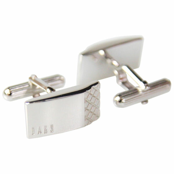 ダックス DAKS カフスボタン cuffs カフスリンクス ロジウム DC7031 ギフトプレゼント贈答品