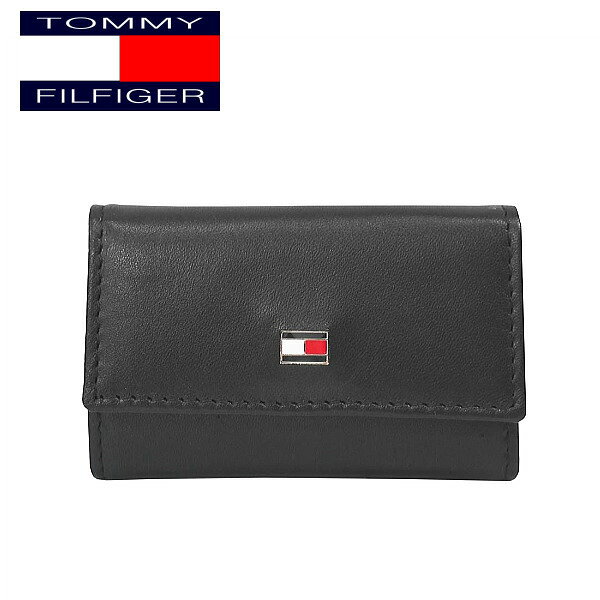 TOMMY HILFIGER トミー・ヒルフィガー キーケース 6連タイプ ブラック OXFORD 31TL17x002 BK ギフトプレゼント 贈り物 誕生日祝い クリスマス