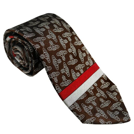 Vivienne Westwood ヴィヴィアン・ウェストウッド ネクタイ イタリー製 シルク100% BROWN系 レギュラータイプ W00CD-D401 AW22 ギフト プレゼント クリスマス Vivienne Westwood ヴィヴィアン・ウェストウッド ネクタイ イタリー製 シルク100% BROWN系 レギュラータイプ W00CD-D401 AW22 ギフト プレゼント クリスマス