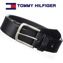 トミー・ヒルフィガー メンズベルト TOMMY HILFIGER 11TL02x025 ブラック ギフト プレゼント 贈答品 誕生日祝い 成人式