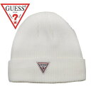 ゲス ニット帽 GUESS アクリル ホワイト AI4A-8858DS ギフト プレゼント クリスマス