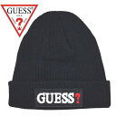 ゲス ニット帽 GUESS アクリル ロゴ ネイビー AI4A-8858DS ギフト プレゼント クリスマス