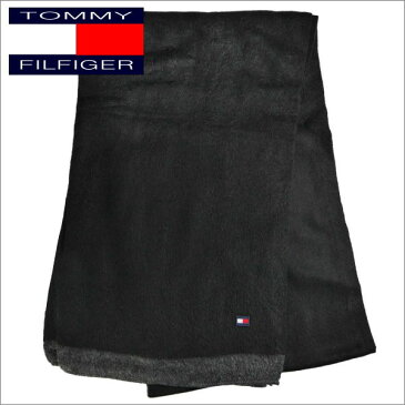 トミー・ヒルフィガー マフラー ブラック系 TOMMY HILFIGER MUFFLER H8C7-3610-001 ギフトプレゼント 誕生日 クリスマス