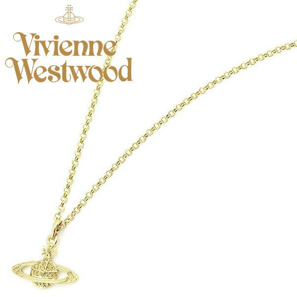 ヴィヴィアン ネックレス イエローゴールドオーヴ MINI BAS RELIEF 63020086/R121 Vivienne Westwood ギフト プレゼント 誕生日