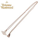 ヴィヴィアン・ウエストウッド ネックレス THINLINESFLA 63020259/G002 ピンクゴールド Vivienne Westwood ギフト プレゼント 誕生日