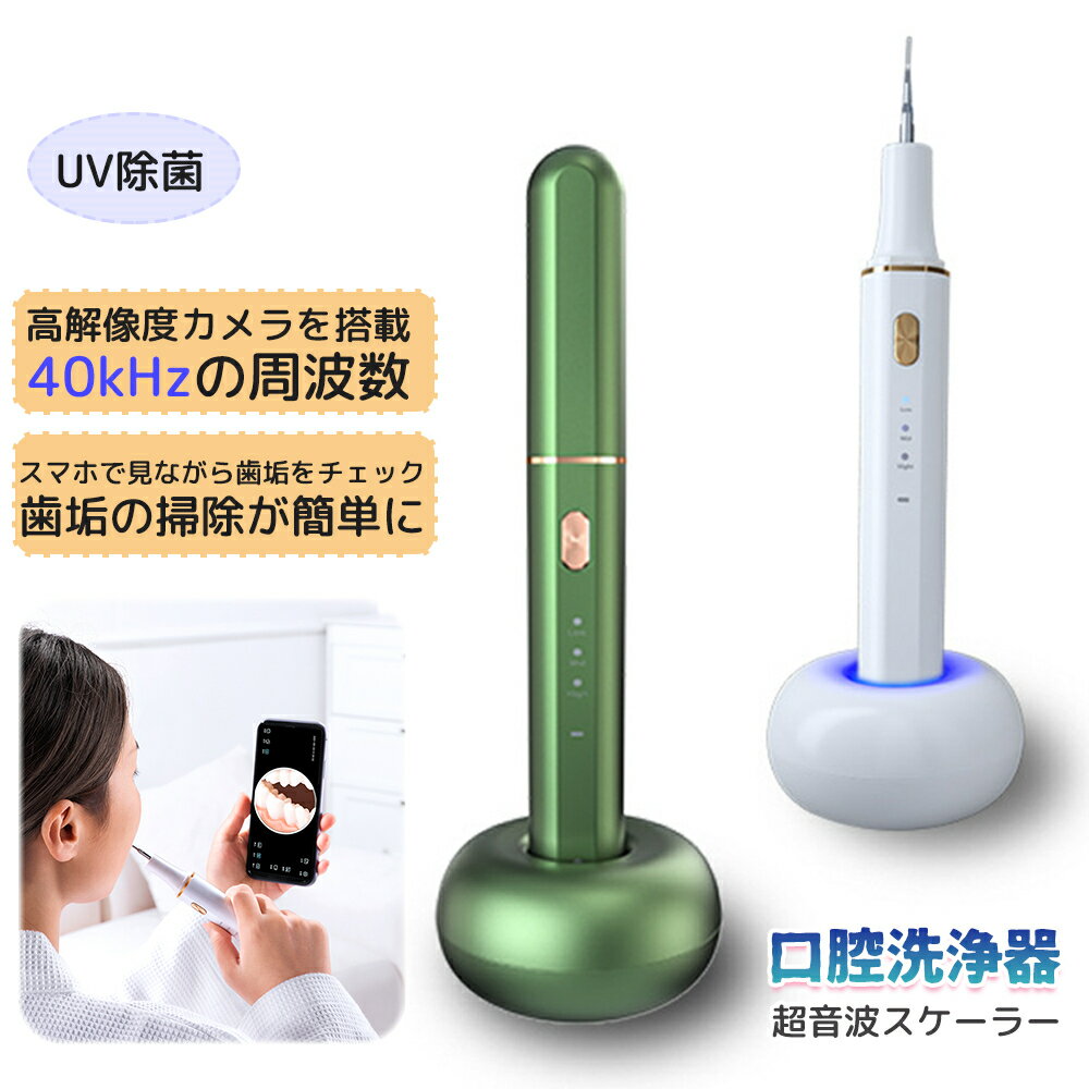 【送料無料】内視鏡 UV除菌 電動超音波スケーラー電気ブラシ 歯用ツール 超音波 歯石取り 口腔洗浄器 USB充電式 3つモード調節可能 生活防水 歯石除去 口臭防止 歯周病予防 カメラ付き 歯クリ…