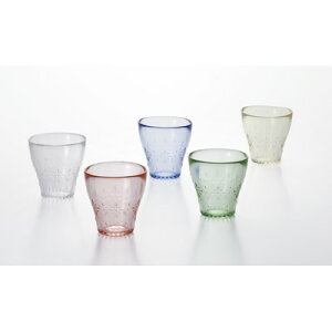 アウトレット 包装不可 【フェリーラ タンブラー5Pセット】 冷茶グラス 来客用グラス tumbler glass フリーカップ 花柄 彫刻 可愛い かわいい シンプル オシャレ ギフト 贈り物 手作り ガラス食器 北洋 石塚硝子 アデリア 誕生日プレゼント