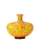 送料無料 【 十和田 紅葉 花器(中)】花瓶 インテリア ギフト 贈り物 高級 手作り ガラス 津軽びいどろ 石塚硝子 誕生日 プレゼント 結婚祝い 引越し祝い...