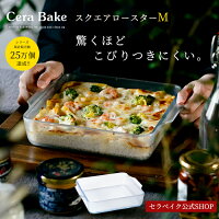 グラタン皿 スクエア ガラス セラベイク Cera Bake 【 スクエアロースター M 】 食...